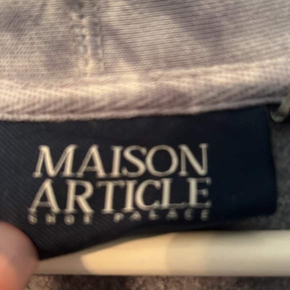 MAISON ARTICLE HEAVYWEIGHT HOODIE SIZE XL BLUE TIE DYE - Picture 4 of 10